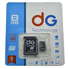 Memoria Micro SD 8GB DG