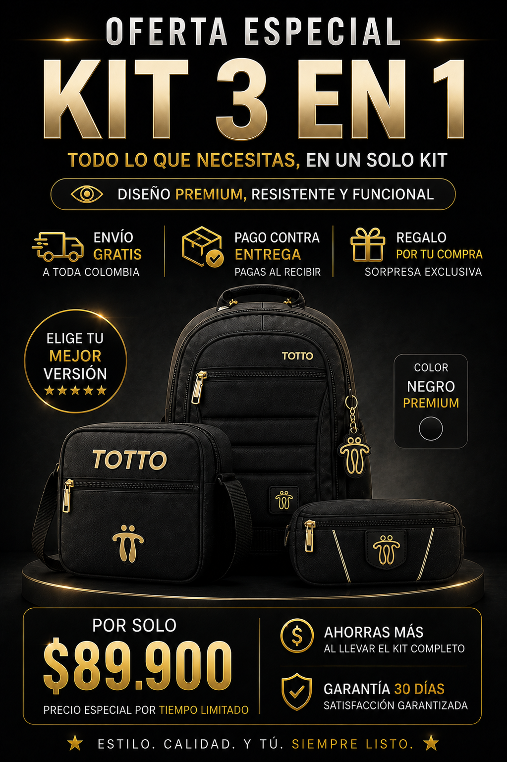 MORRAL TOTTO TRIO 3X1