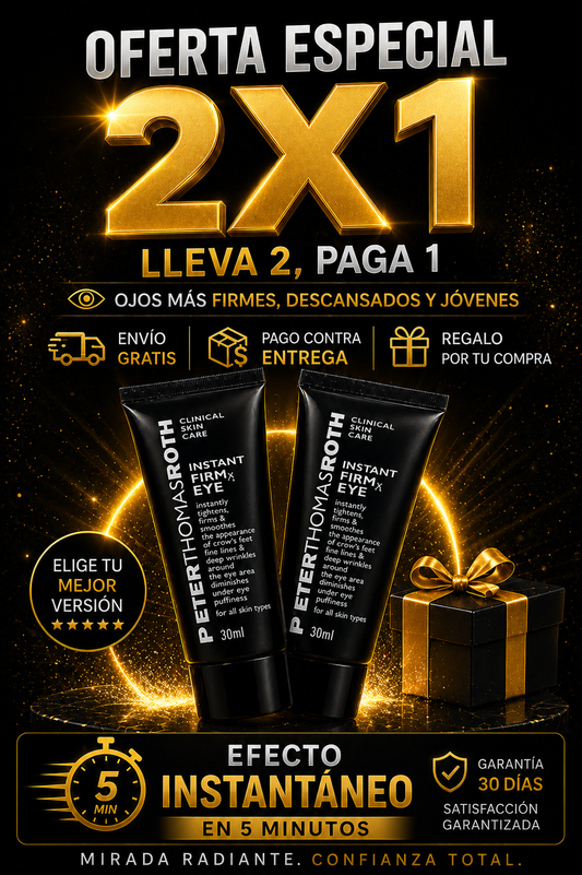 Crema Eliminadora De Bolsas Y Ojeras Peter Thomas Roth 2x1