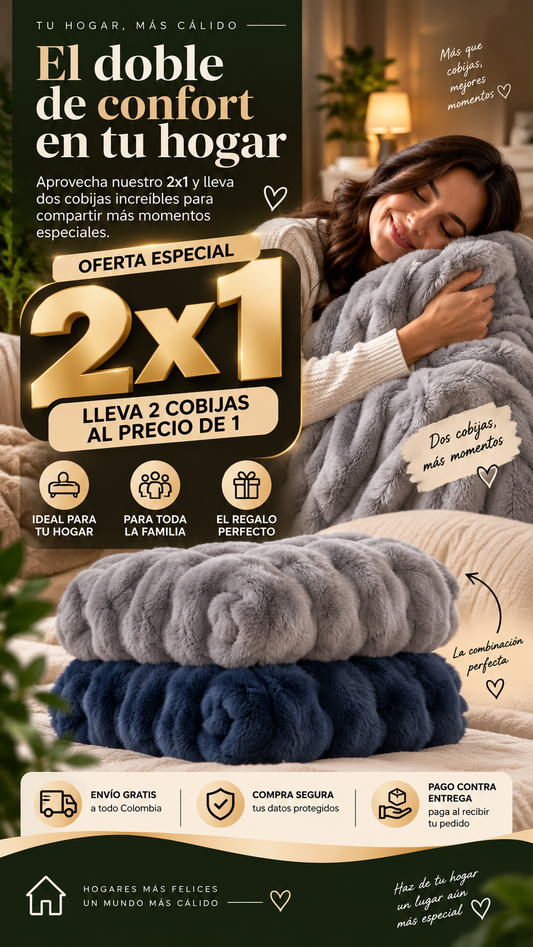 Cobija Termica Premium 2000 Gramos THERMA-MAX (2x1)