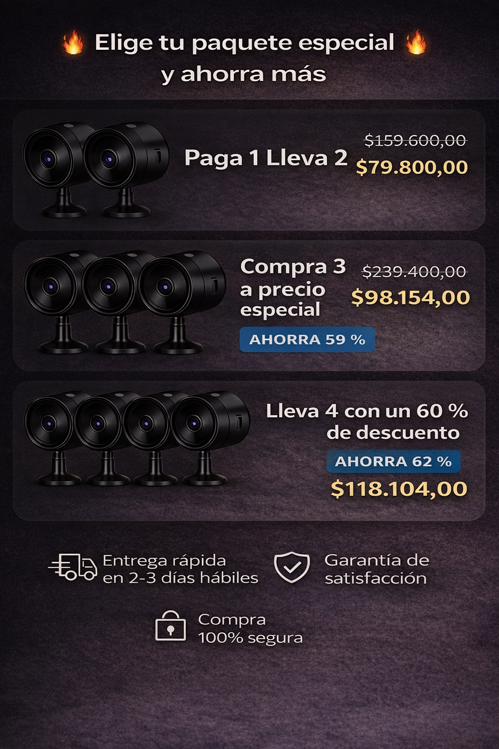 Promo 2X1 Mini Cámara Espía SPY-EYE
