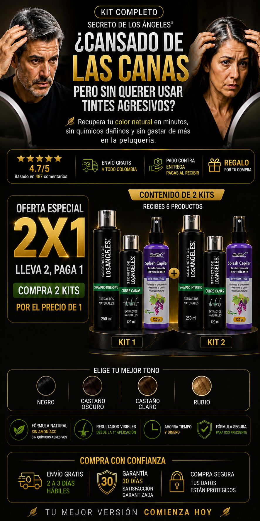 KIT 3 EN 1 CUBRECANAS SECRETO DE ANGELES 2X1