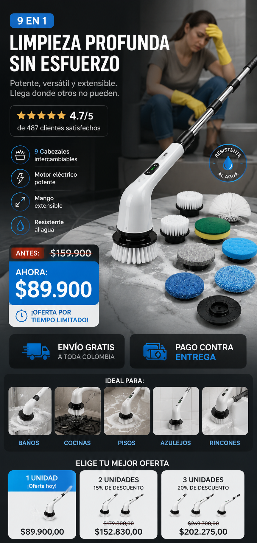 Cepillo 9 En 1 All-clean