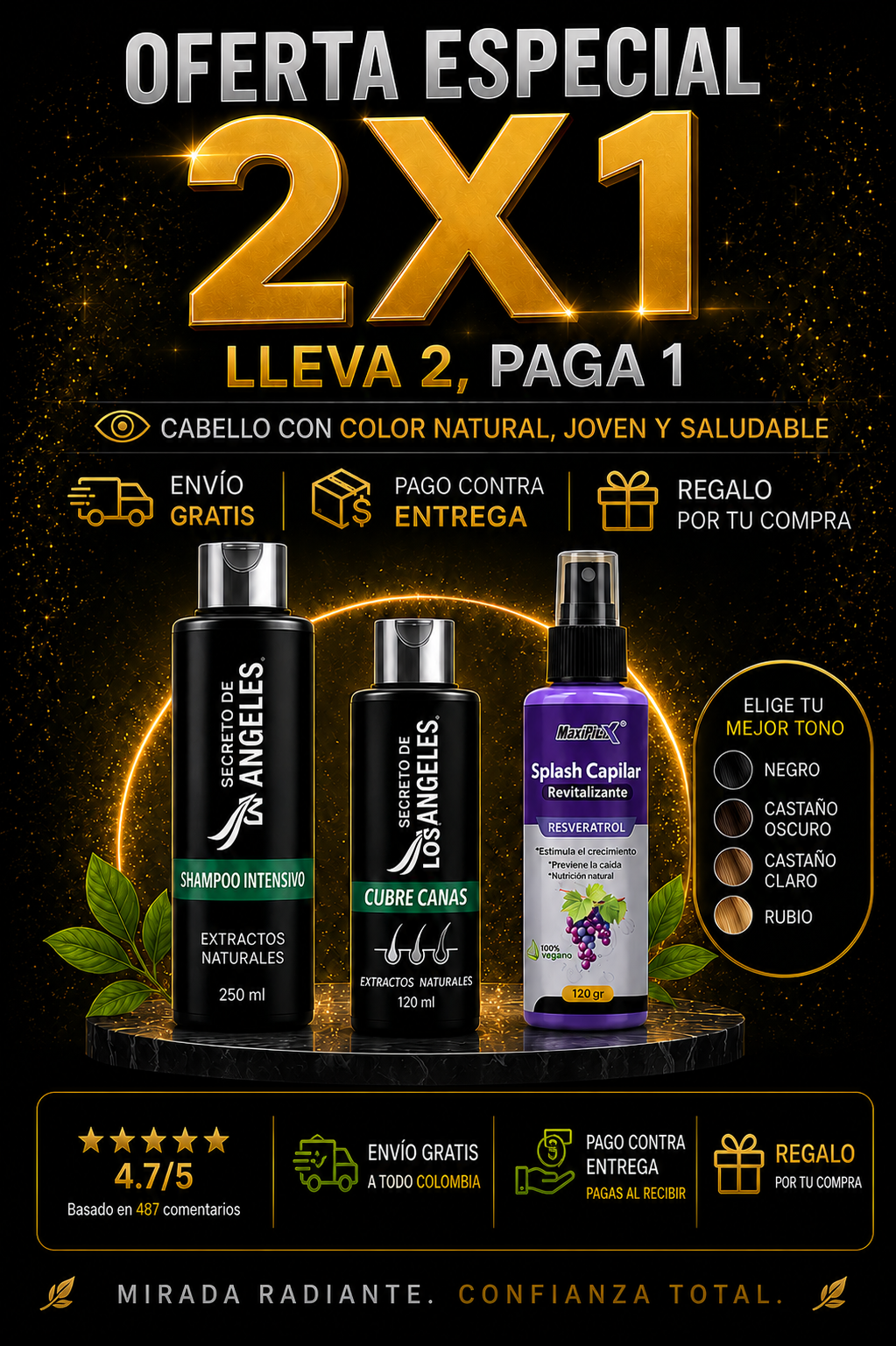 KIT 3 EN 1 CUBRECANAS SECRETO DE ANGELES 2X1