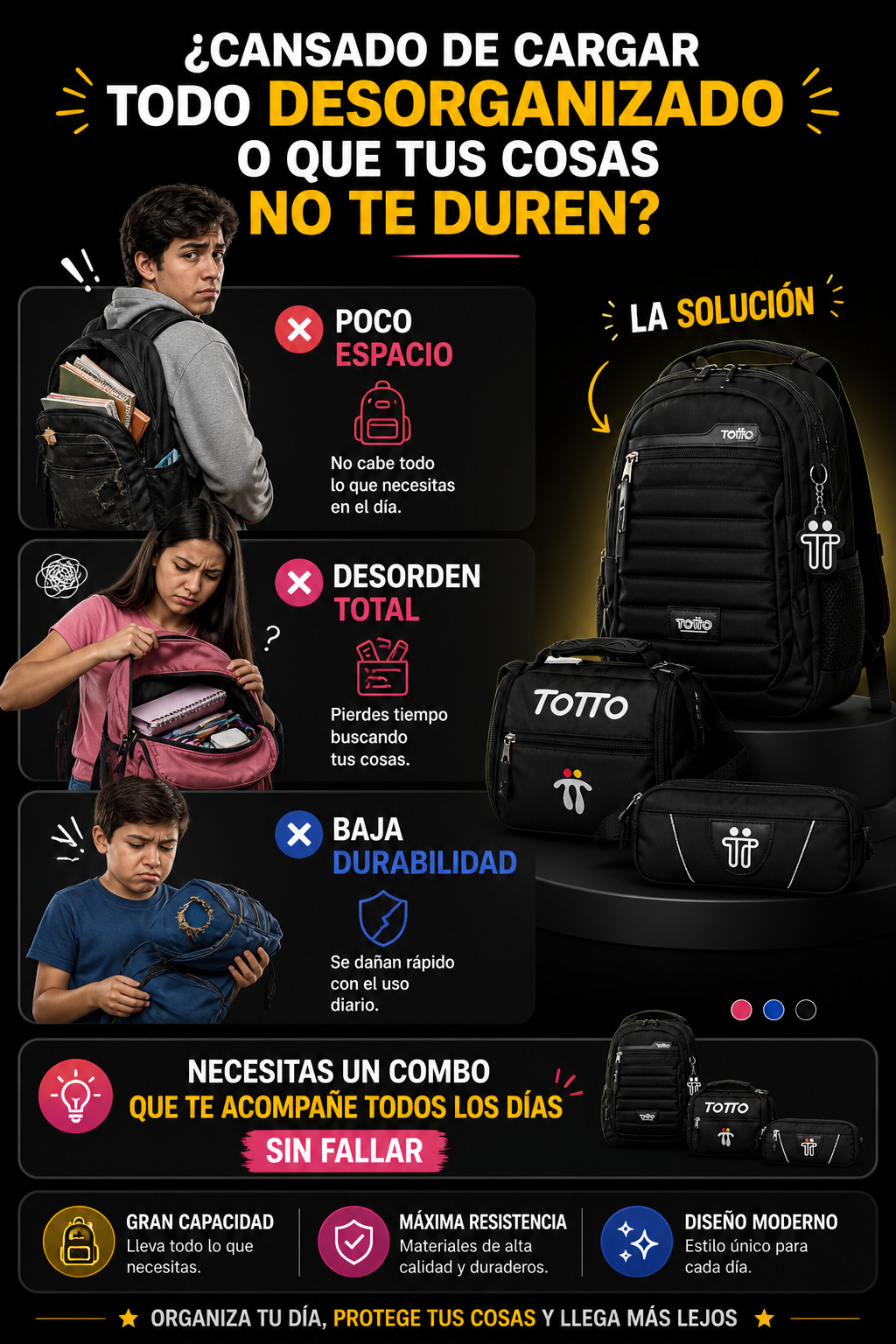 MORRAL TOTTO TRIO 3X1