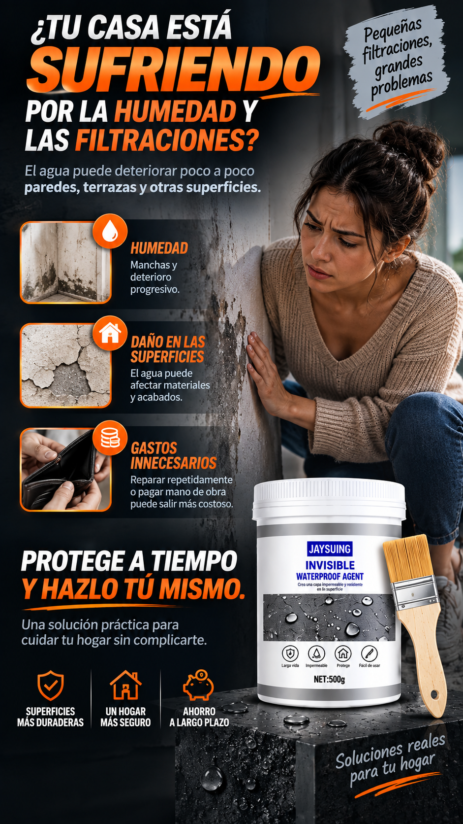 Sellador Impermeabilizante Premium Invisible JAYSUING (2X1)