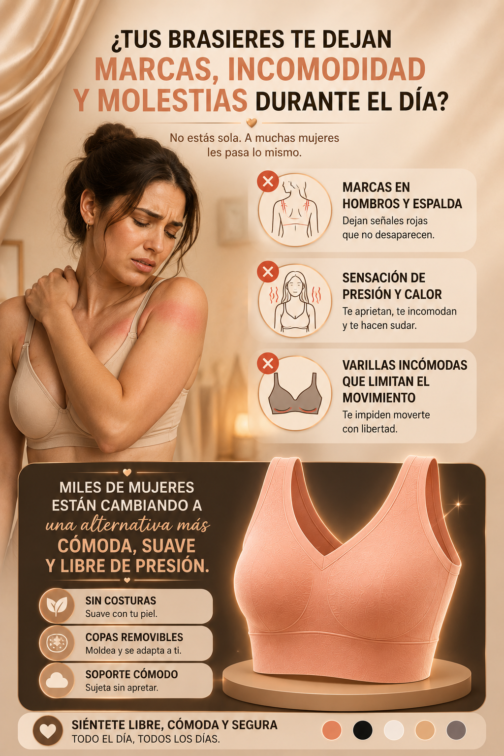 Brasier Reafirmante sin Varillas Free-Rods (2x1)
