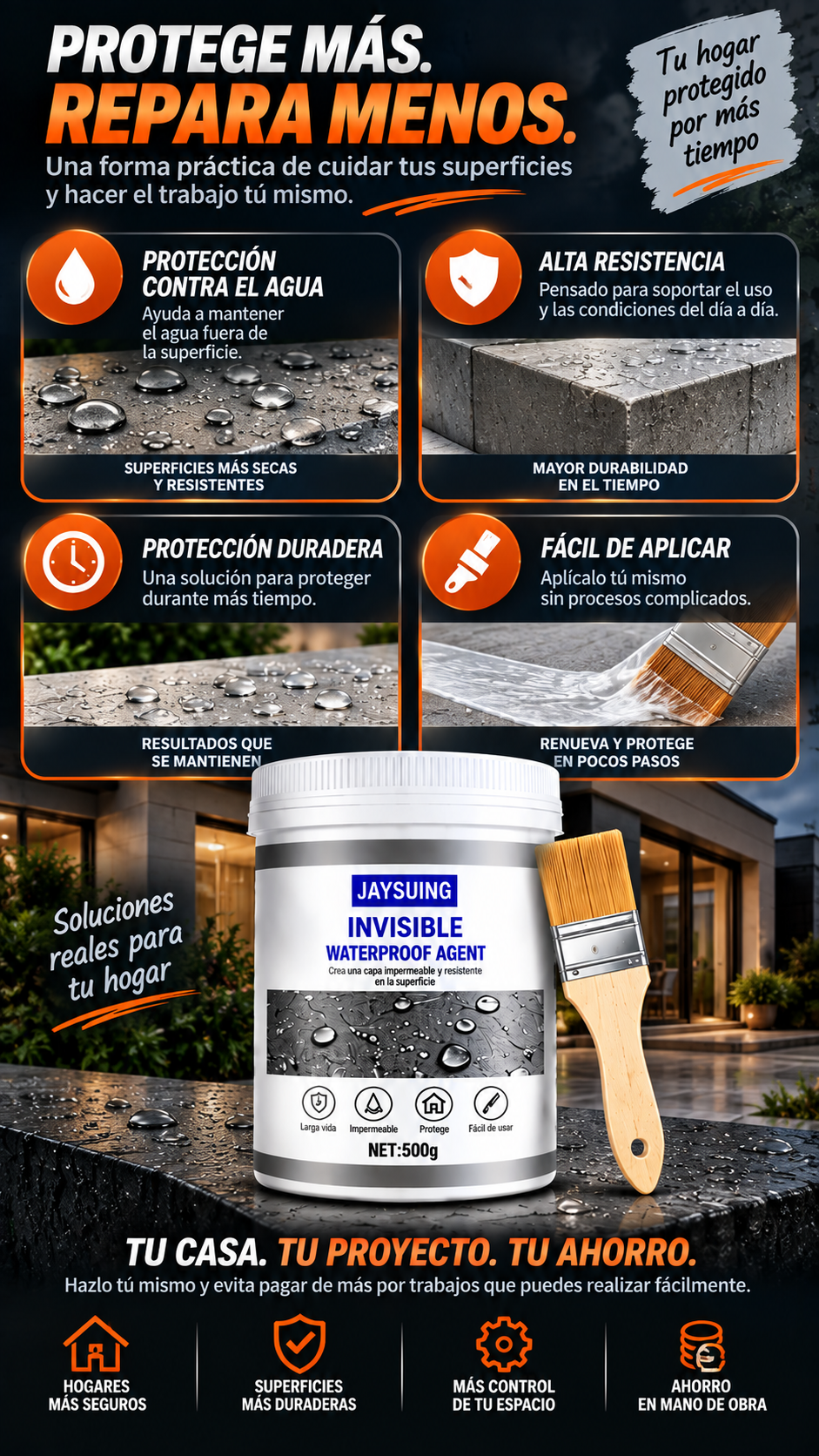Sellador Impermeabilizante Premium Invisible JAYSUING (2X1)