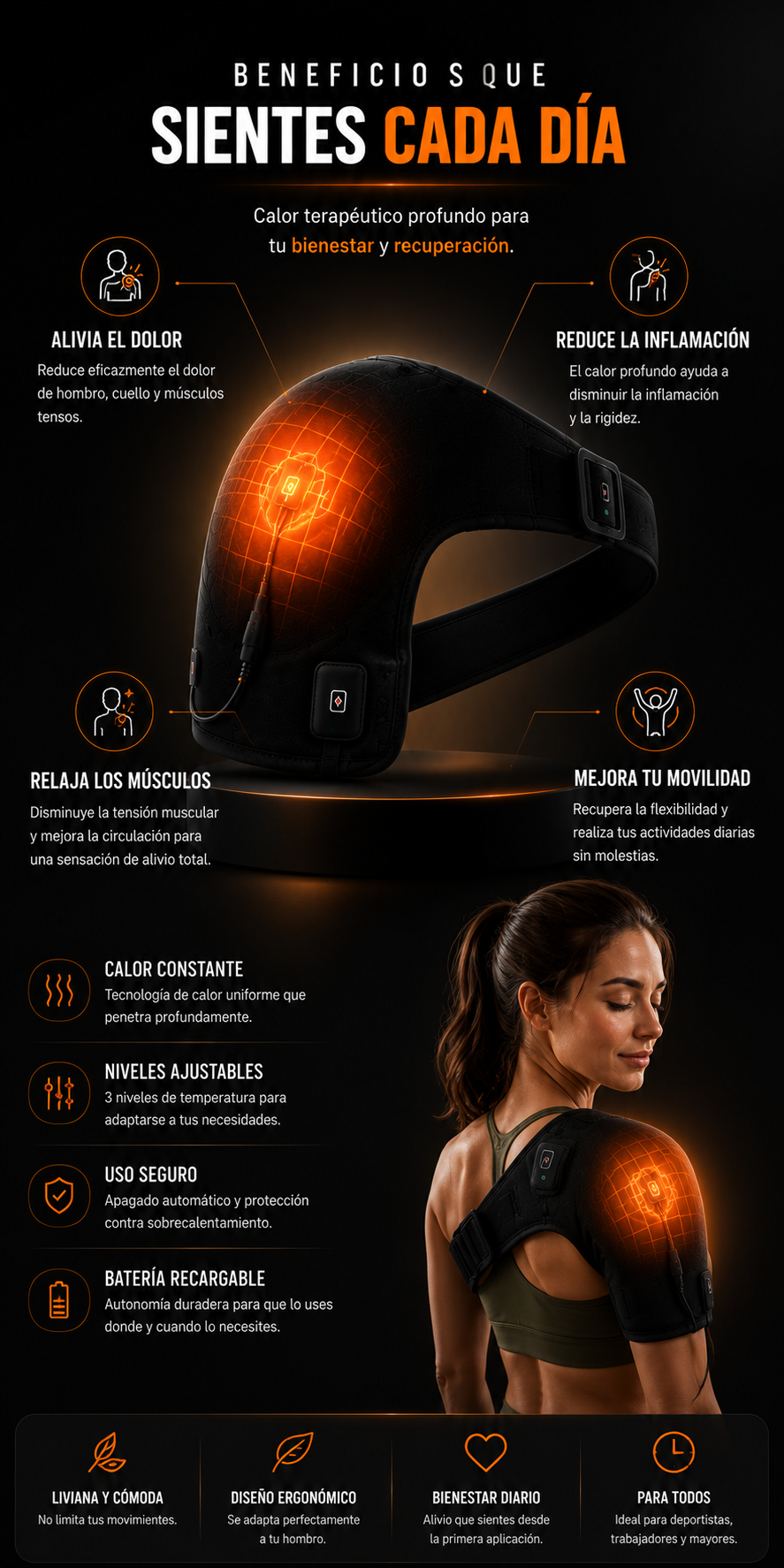 Soporte Termico Ortopedico Deflate-Shoulder