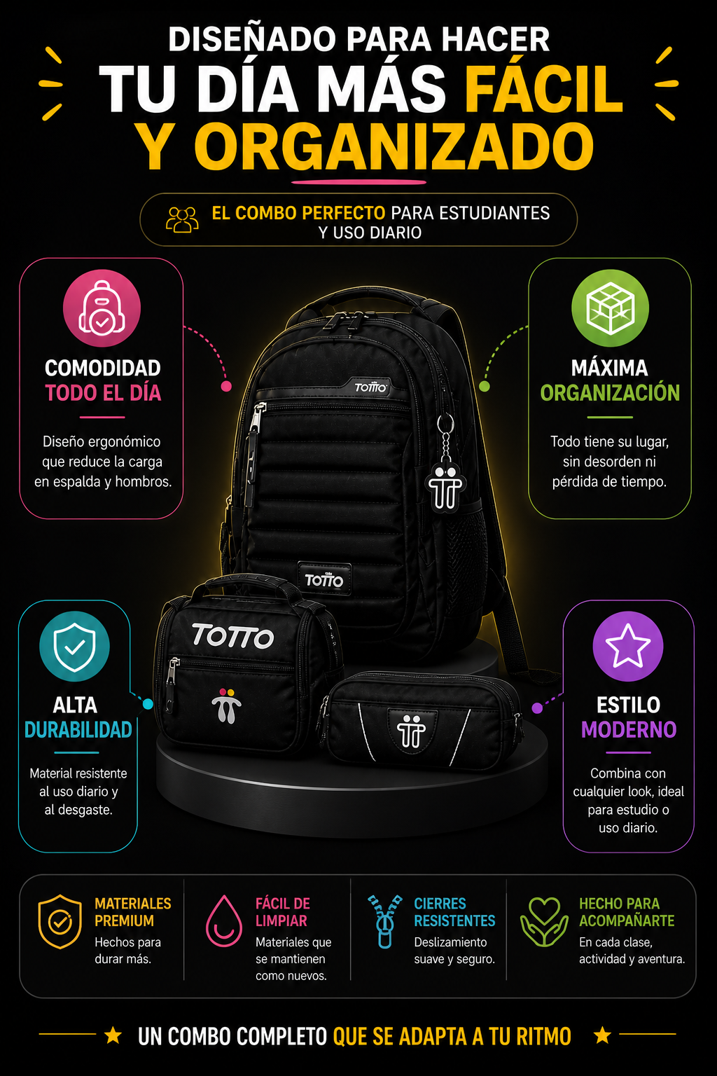 MORRAL TOTTO TRIO 3X1