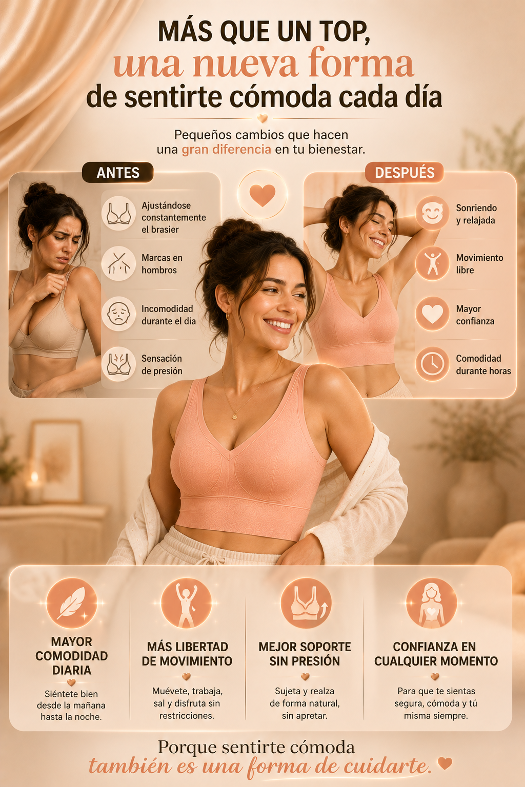 Brasier Reafirmante sin Varillas Free-Rods (2x1)