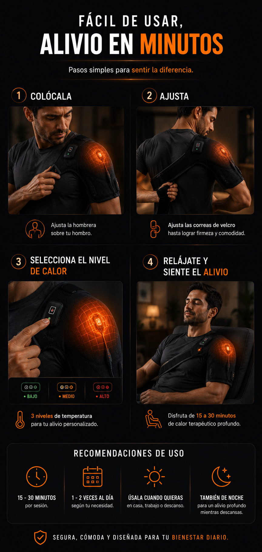Soporte Termico Ortopedico Deflate-Shoulder