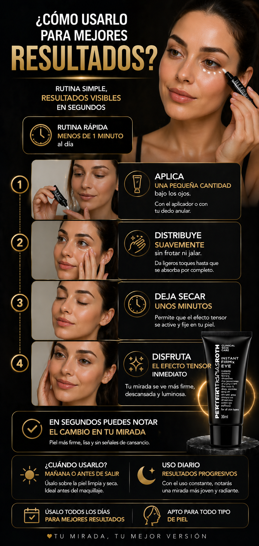 Crema Eliminadora De Bolsas Y Ojeras Peter Thomas Roth 2x1
