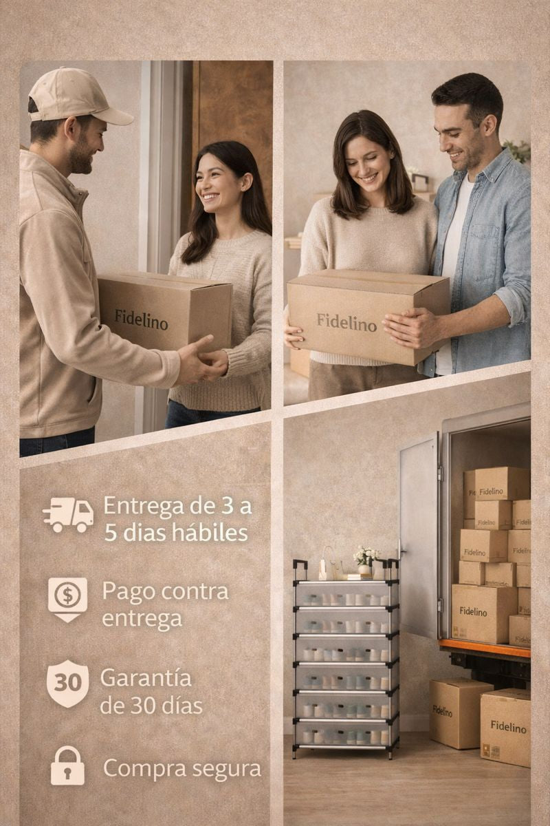 Zapatero 6 niveles Con Cubierta Antipolvo Shoes-Box