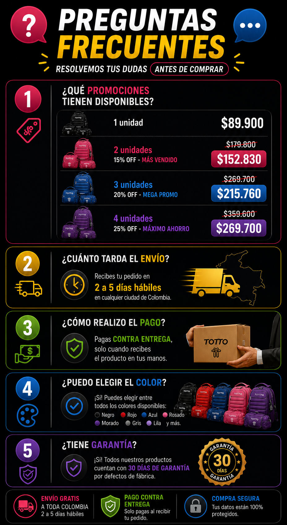 MORRAL TOTTO TRIO 3X1