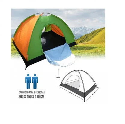 Carpa Camping Para 3 Personas